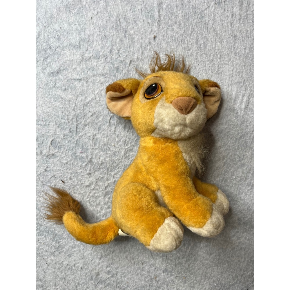 Disney The Lion King Simba‎ Plush Mattel 1993 Stuffed Animal Toy